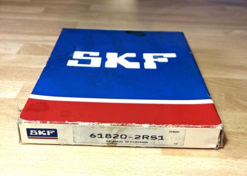 1x SKF 61820-2RS1 Rillenkugellager 100x125x13 mm Kugellager