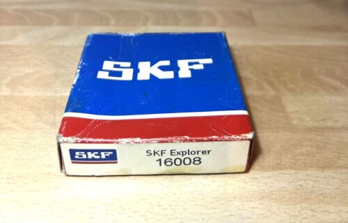 1x SKF Explorer 16008 Rillenkugellager 40x68x9 mm Kugellager