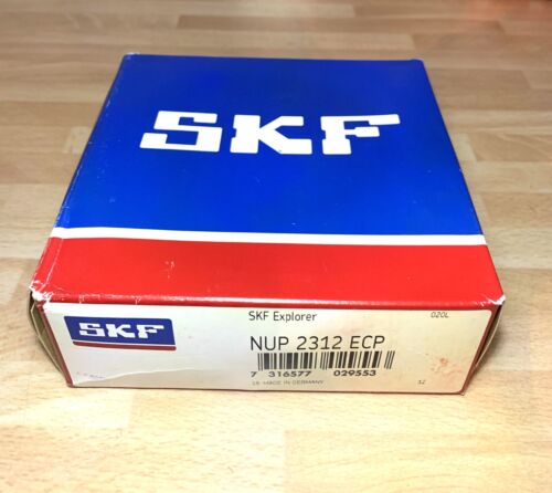 1x SKF Explorer NUP 2312 ECP = NUP2312 E-TVP2 Zylinderrollenlager 60x130x46 mm