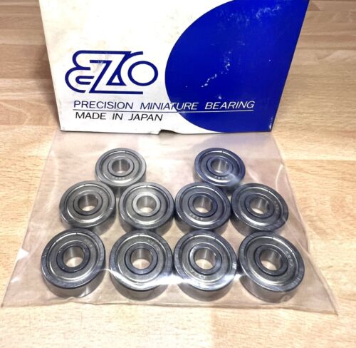 10x EZO 626-2Z Rillenkugellager 6x19x6 mm 626 2Z ZZ Japan Premium Kugellager