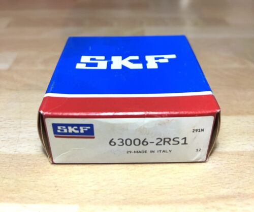 1x SKF 63006 2RS1 Rillenkugellager 30x55x19 mm Kugellager