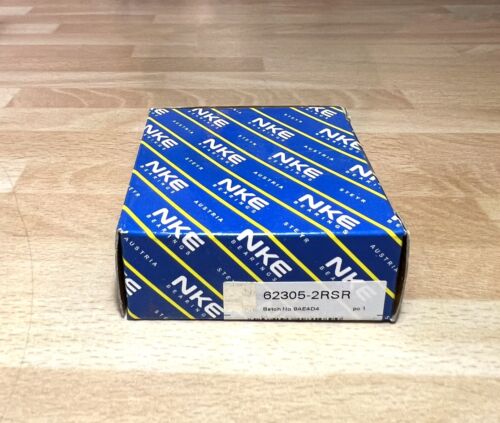 1x NKE 62305 2RSR Rillenkugellager 25x62x24 mm Kugellager