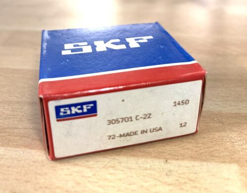 1x SKF 305701 C-2Z Laufrolle 12x35x15.9 mm Zweireihig Kugellager