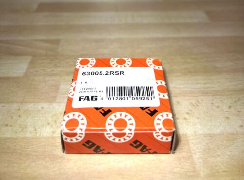 1x FAG 63005-2RSR Rillenkugellager 25x47x16 mm Kugellager 63005 2RSR Kugellager