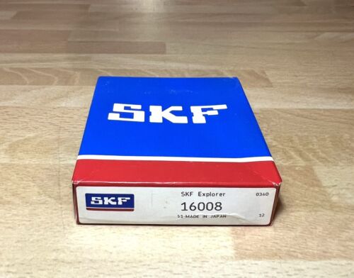 1x SKF Explorer 16008 Rillenkugellager 40x68x9 mm Kugellager