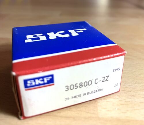 1x SKF 305800 C-2Z Laufrolle 10x32x14 mm Kugellager