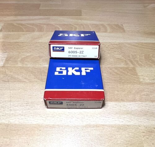 2x SKF Explorer 6005-2Z Rillenkugellager 25x47x12 mm 6005 2Z ZZ Kugellager