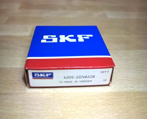 1x SKF 6205 2Z/VA228 Hochtemperatur-Rillenkugellager 25x52x15 mm 6205 2Z VA228