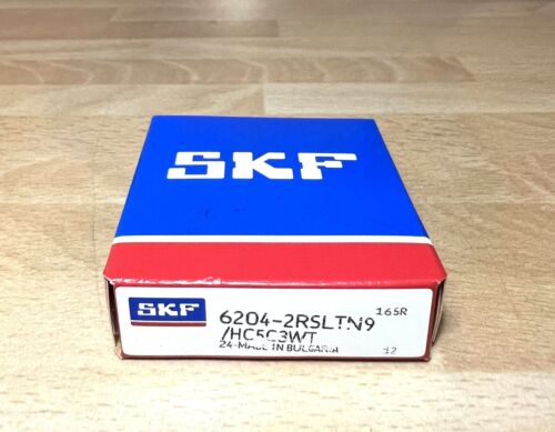 1x SKF 6204-2RSLTN9/HC5C3WT stromisolierte Rillenkugellager 20x47x14 mm Hybrid