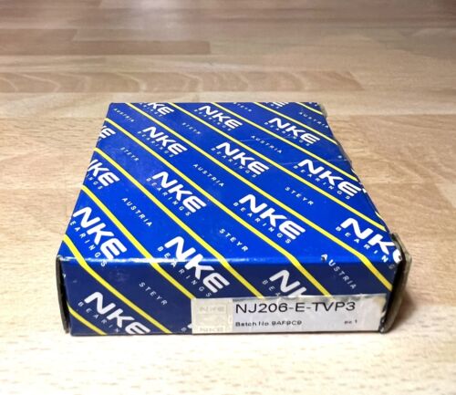 1x NKE NJ206-E-TVP3 Zylinderrollenlager 30x62x16 mm NJ 206 E TVP3 Kugellager