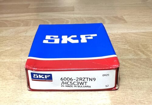 1x SKF 6006-2RZTN9/HC5C3WT stromisoliertes Rillenkugellager 30x55x13 mm Hybrid