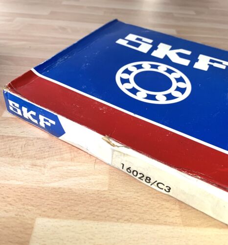 1x SKF 16028/C3 Rillenkugellager 140x210x22 Dünnringlager 16028 C3