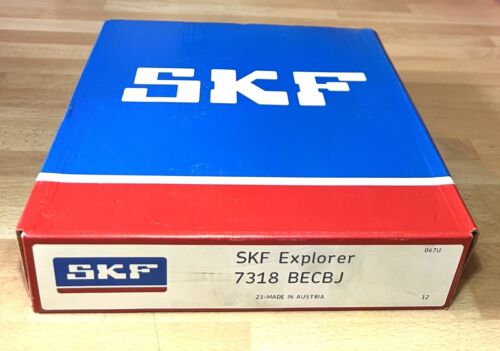 1x SKF Explorer 7318 BECBJ Schrägkugellager 90x190x43 mm Kugellager