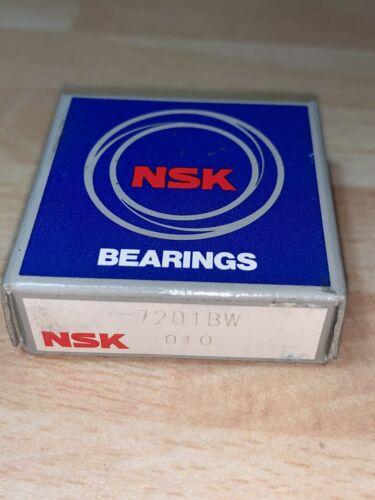 1x NSK 7201 BW Premium Schrägkugellager 12x32x10 mm mit Stahlkäfig