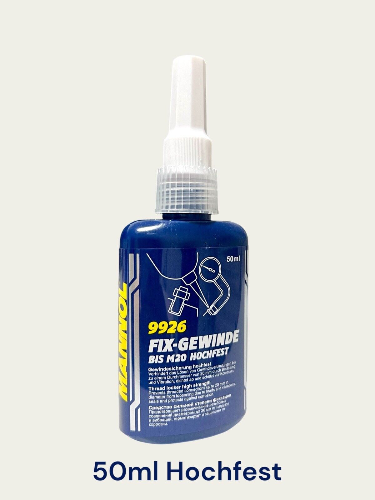 10-50 ml MANNOL Schraubensicherung Fix-Gewinde Mittelfest Hochfest 9925 9926