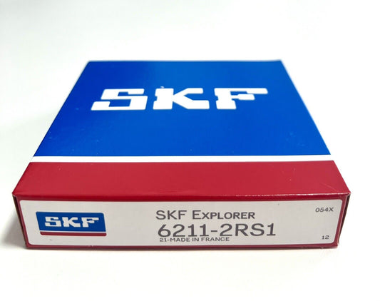 1x SKF Explorer 6211-2RS1 Rillenkugellager 55x100x21 mm Kugellager