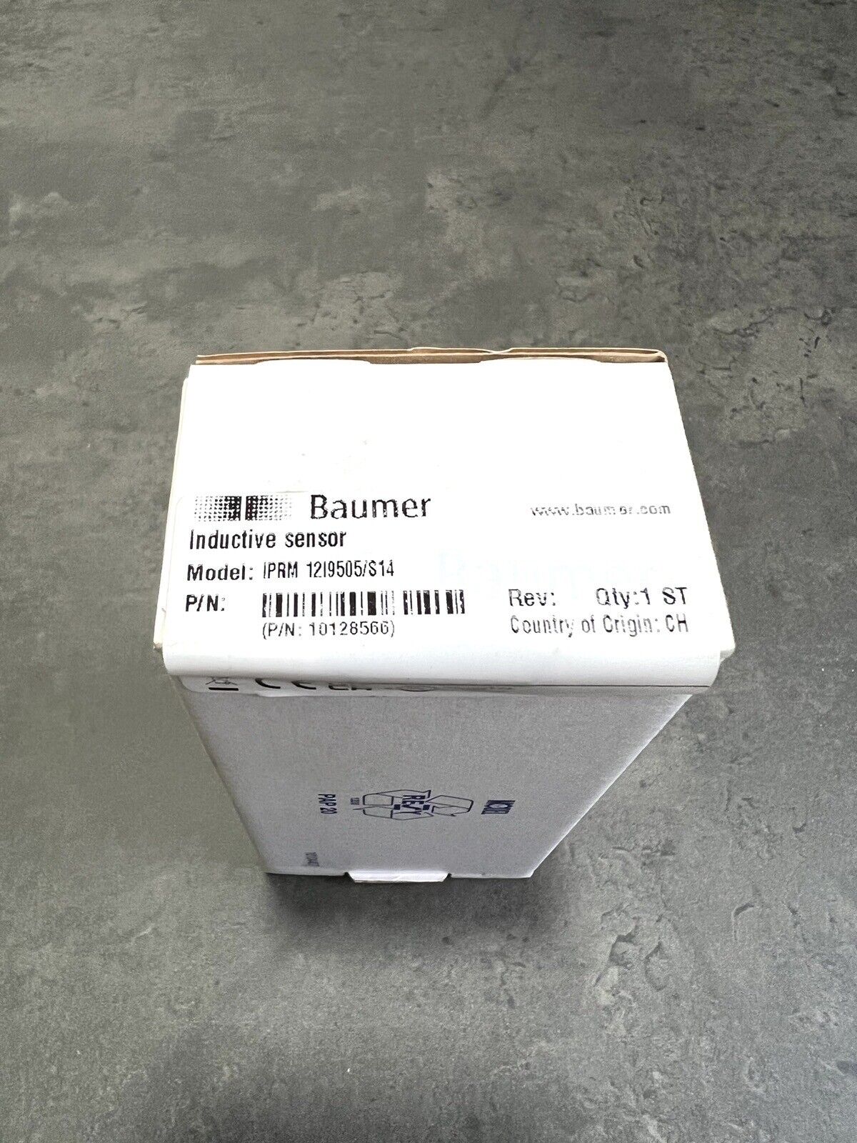 1x Baumer IPRM 12I9505/S14 Induktiver Hochpräziser Wegaufnehmer IPRM 12 9505/S14