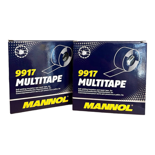 2x 5m MANNOL 9917 Multitape Dichtung Ersatz Reparaturband Klebeband