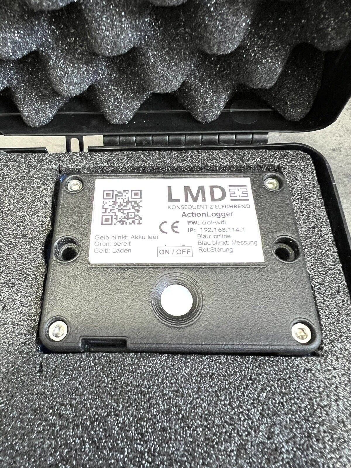 1x LMD Action Logger Beschleunigungssensor 3D Messungen