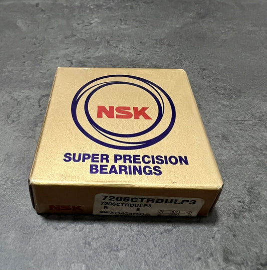 1x NSK 7206CTRDULP3 Schrägkugellager 30x62x16 mm Kugellager