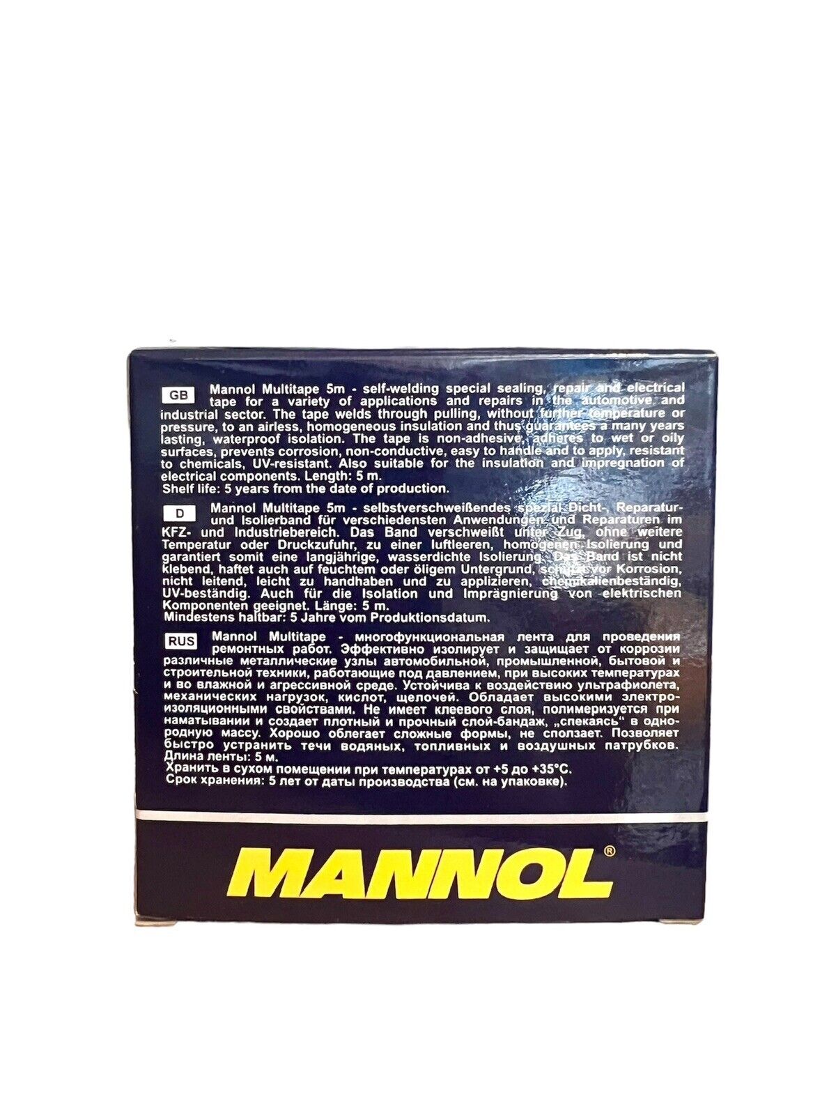 1x 5m MANNOL 9917 Multitape Dichtung Ersatz Reparaturband Klebeband