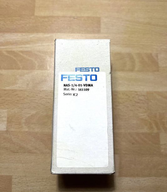 1x Festo NAS-1/4-01-VDMA Einzelanschlussplattel Nr. 161109 Pneumatik