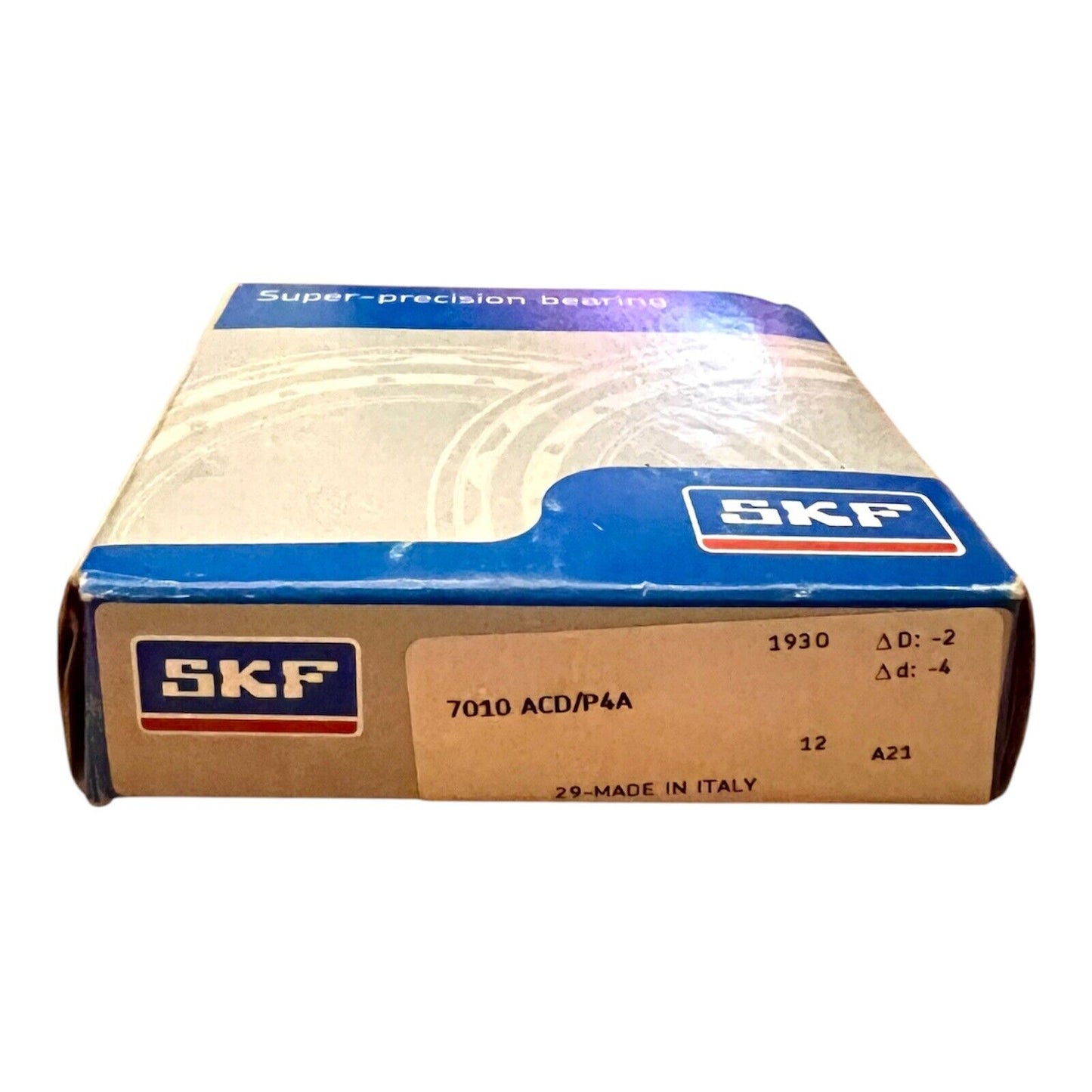 1x SKF 7010 ACD/P4A Spindellager 50x80x16 mm Super-Precision Kugellager