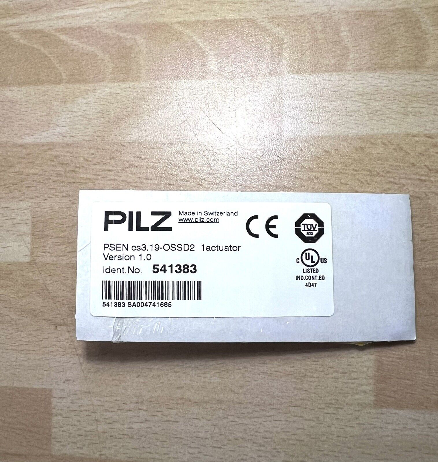 1x Pilz PSEN cs3.19 OSSD2 Nr. 541383 Sicherheitsschalter