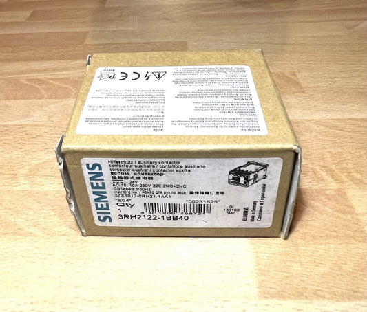 1x Siemens 3RH2122-1BB40 Hilfsschütz 2S+2Ö 24V DC 3RH 2122 1BB40