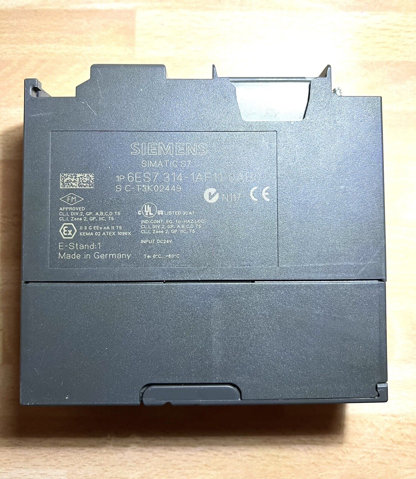 1x Siemens 6ES7314-1AF11-0AB0 Simatic S7-300 CPU314 6ES7 314-1AF11-0AB0 E:1