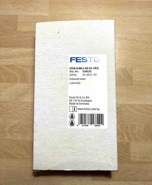 1x Festo VSVA-B-M52-AH-A1-1R2L monostabil Elektro Magnetventil Nr. 534535