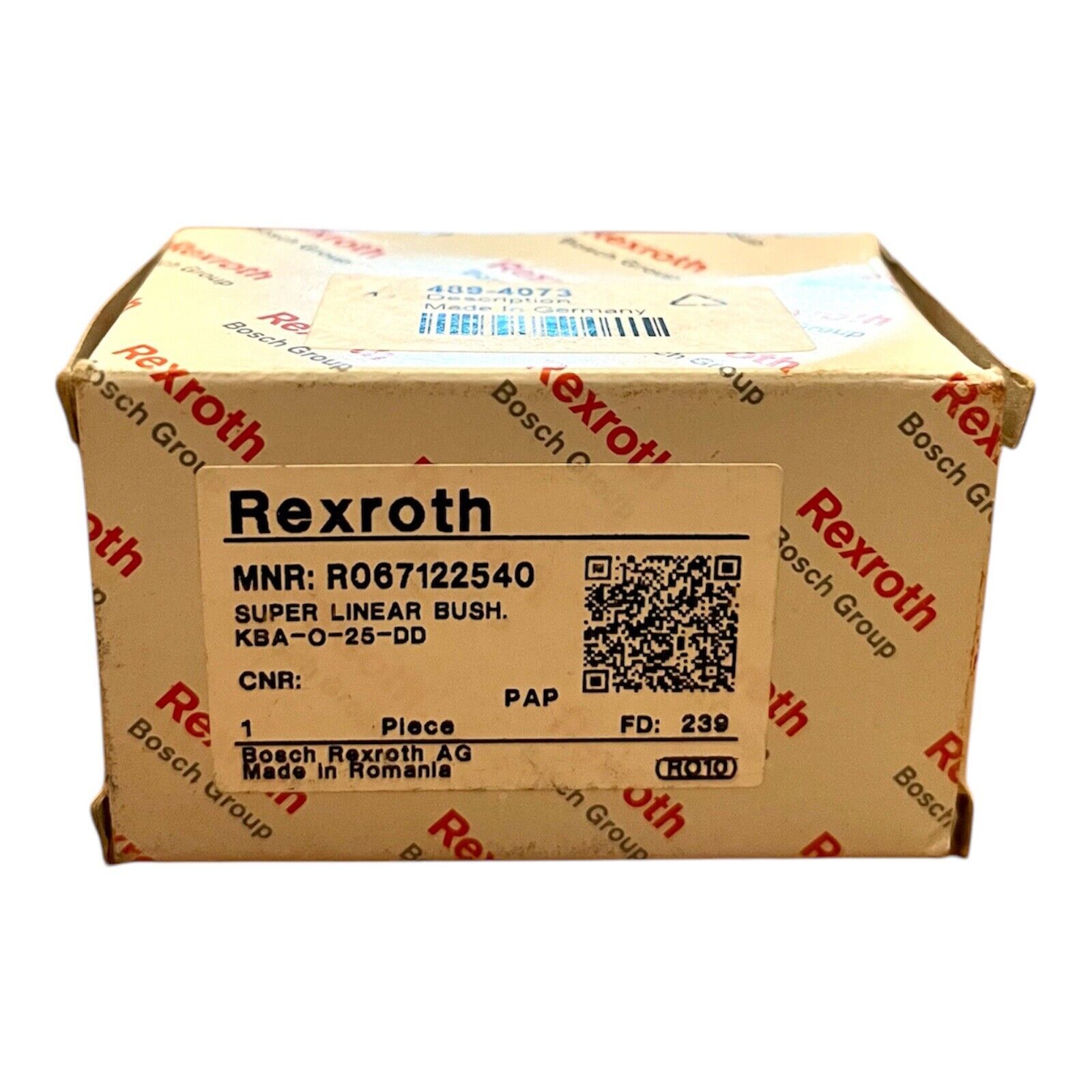 1x Rexroth KBA-O-25-DD Linear-Kugellager R067122540 25x40x58 mm