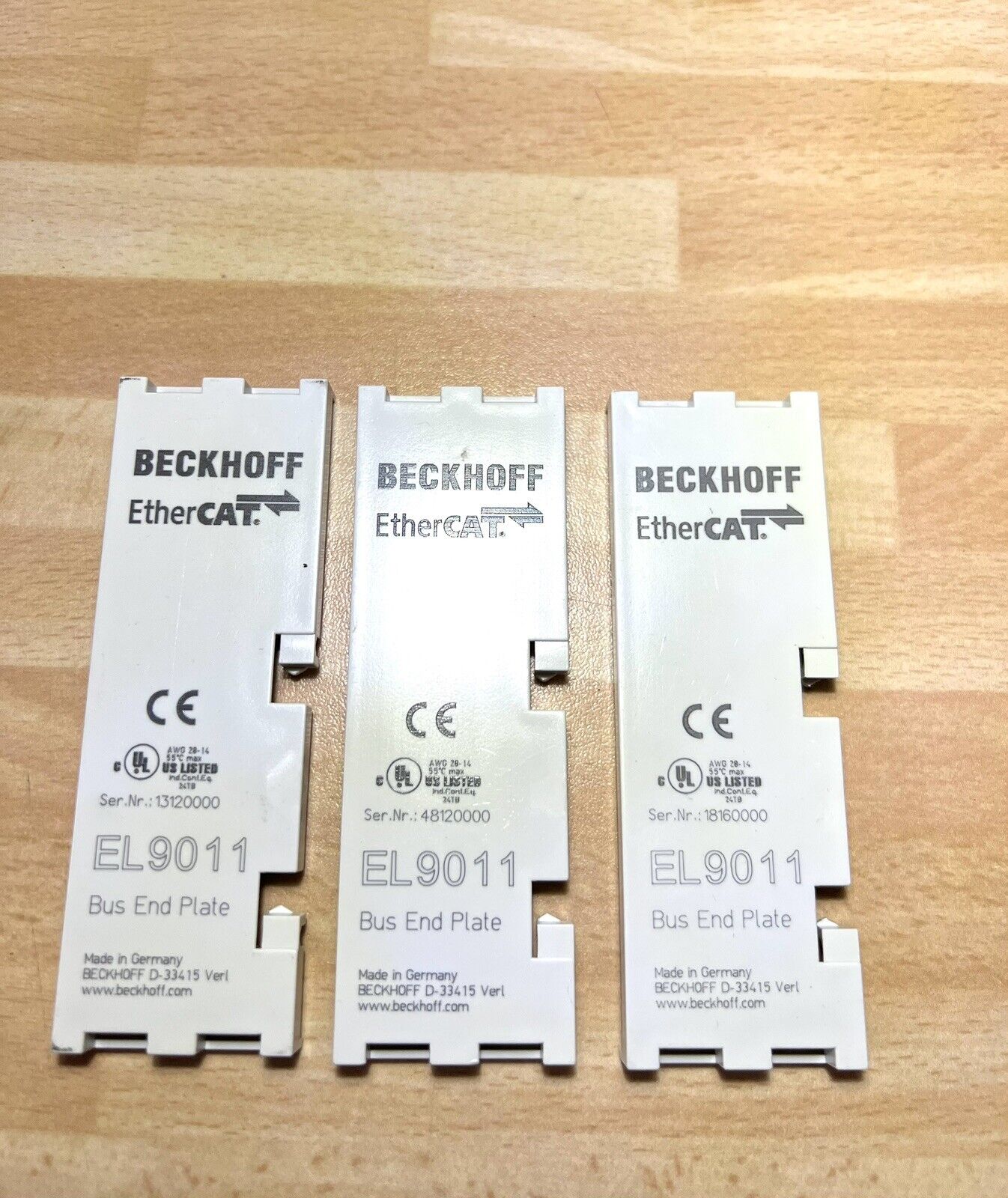 1x Beckhoff EL9011 Automation Endkappe Bus End Plate EtherCAT Module EL 9011