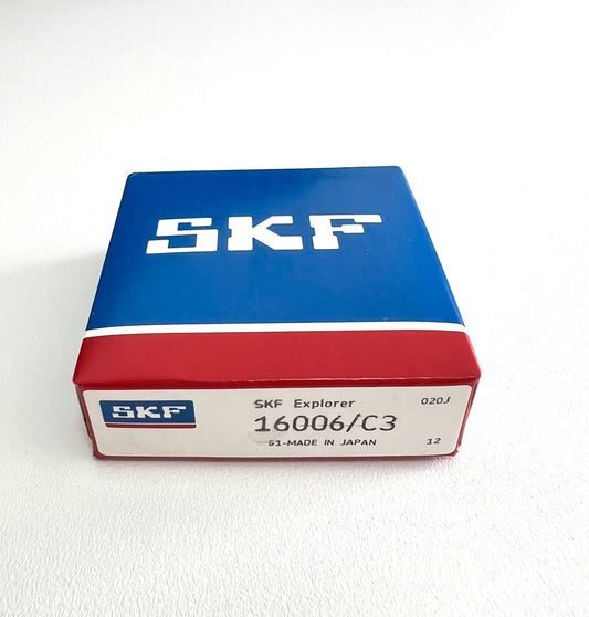 1x SKF 16006/C3 Rillenkugellager 30x55x9 mm 16006 C3 Kugellager